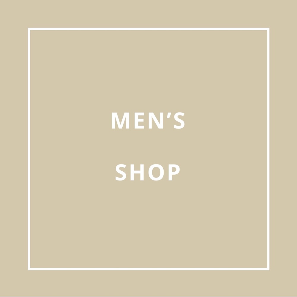 Men’s shop!